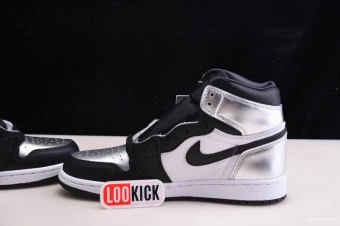 HYPE CD0461-001 SILVER 1 TOE JORDAN HIGH WMNS AIR OG 0724